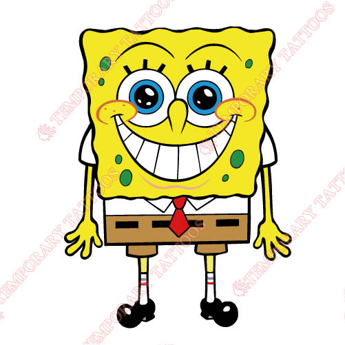 SpongeBob SquarePants Customize Temporary Tattoos Stickers NO.859